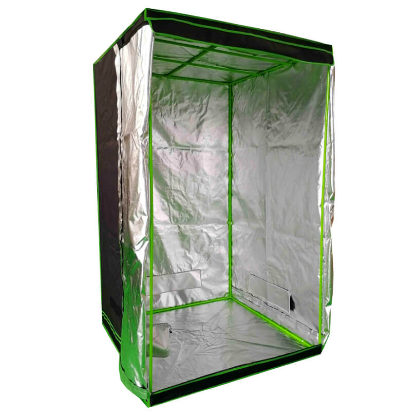 48”x48”x80” Reflective 600D Mylar Hydroponic Grow Tent for Indoor Plant Growing