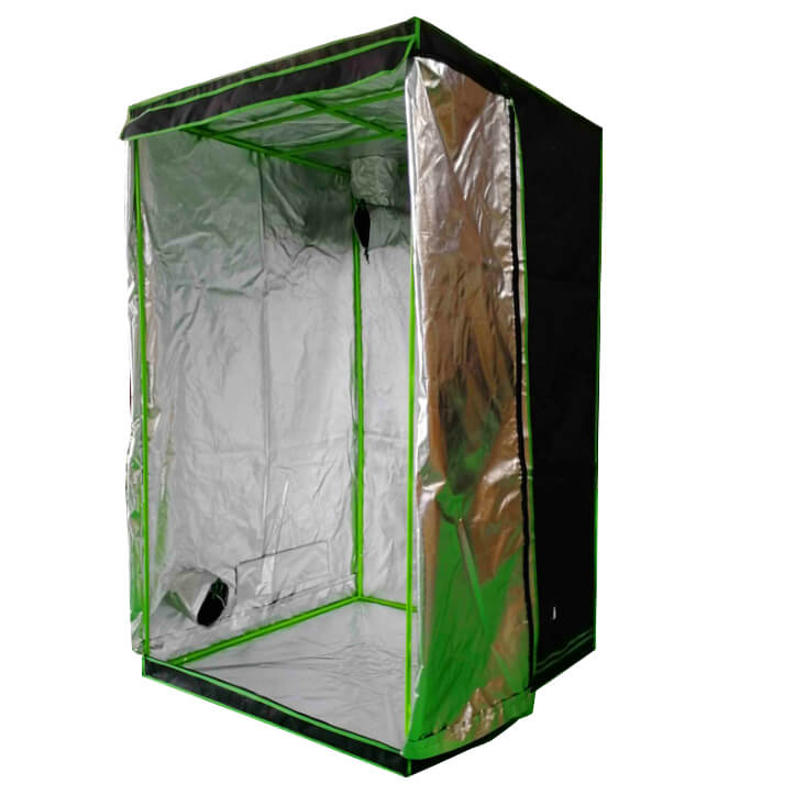 48”x48”x80” Reflective 600D Mylar Hydroponic Grow Tent for Indoor Plant Growing